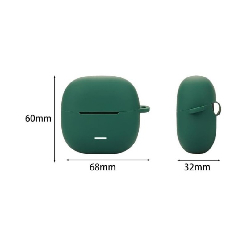 Чохол для навушників BeCover Silicon для Xiaomi Redmi Buds 6 Lite Dark Green (713234)