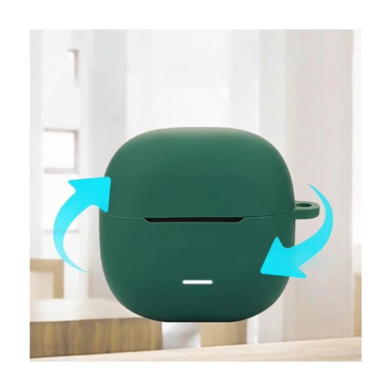 Чохол для навушників BeCover Silicon для Xiaomi Redmi Buds 6 Lite Dark Green (713234)