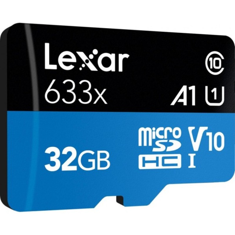Карта пам'яті Lexar 32GB microSDHC class 10 UHS-I 633x (LSDMI32GBB633A)