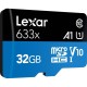 Карта пам'яті Lexar 32GB microSDHC class 10 UHS-I 633x (LSDMI32GBB633A)
