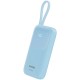 Батарея універсальна Canyon 10000mAh OnPower 101 PD/22.5W built-in cable Blue (CNS-CPB101BL)