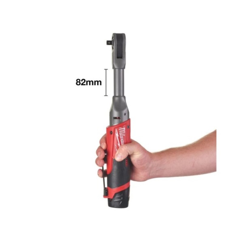 Гайковерт Milwaukee кутовий подовжений 3/8" M12 FIR38LR-0, 75Нм (без АКБ та ЗП) (4933471500)