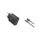 Зарядний пристрій XO L105-CC 2xUSB-C PD35W Black (L105-CC.black)