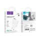 Зарядний пристрій HOCO C113A Awesome 1xUSB-C PD65W + 1xUSB QC3.0 White (6931474790910)