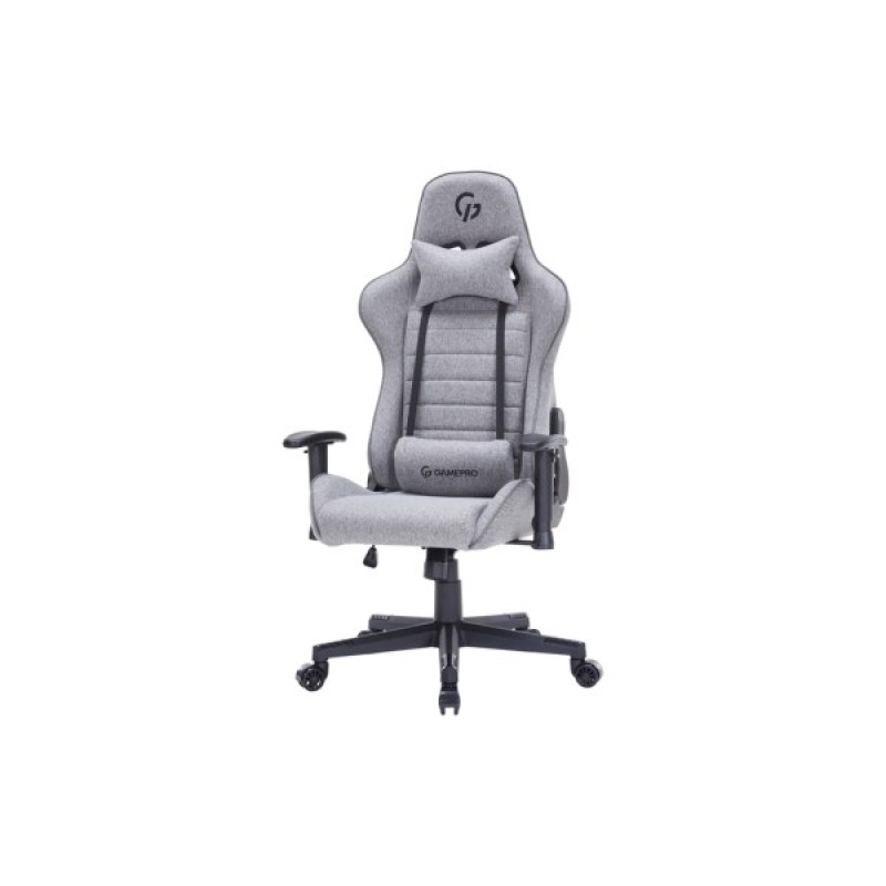 Крісло ігрове GamePro GC575FB Size L Fabric Gray (GC575FG)