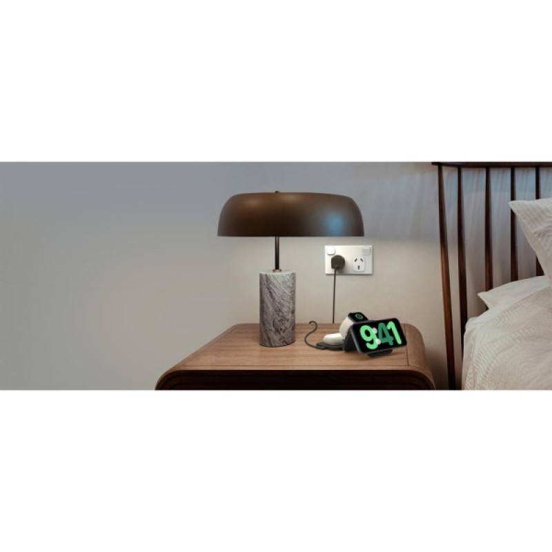 Зарядний пристрій Belkin 3in1 Travel Pad Wireless Qi2 15W Black (WIZ024VFBK)