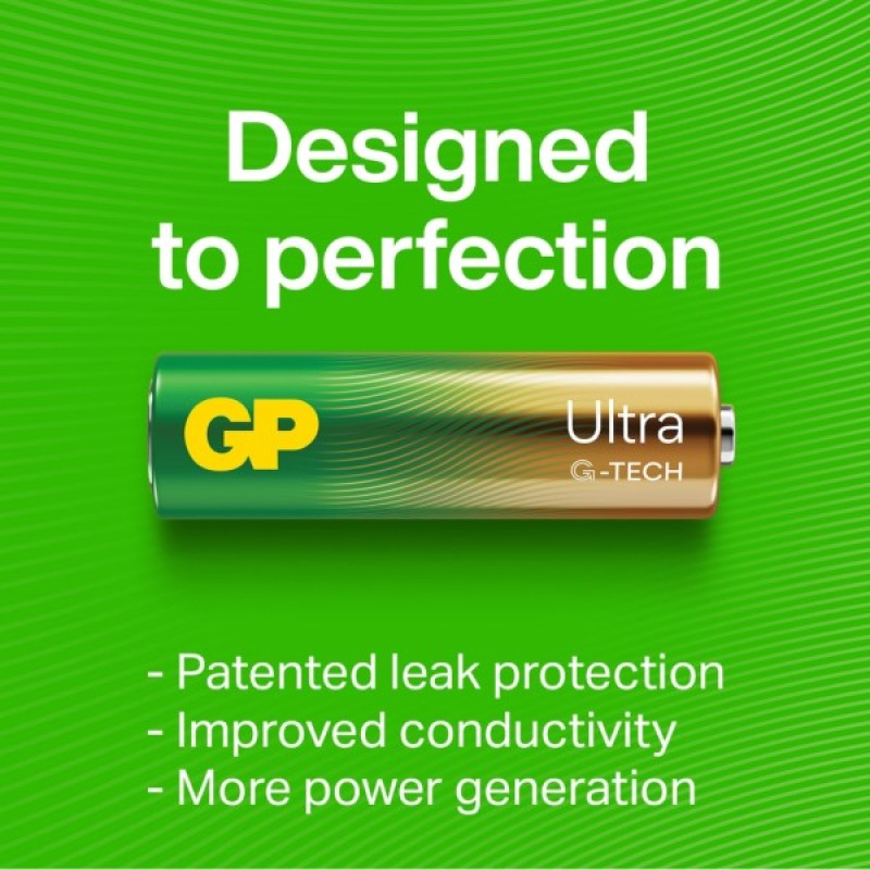 Батарейка Gp AA * 12 + AAA * 12 Ultra Alcaline + fan (4891199233982)