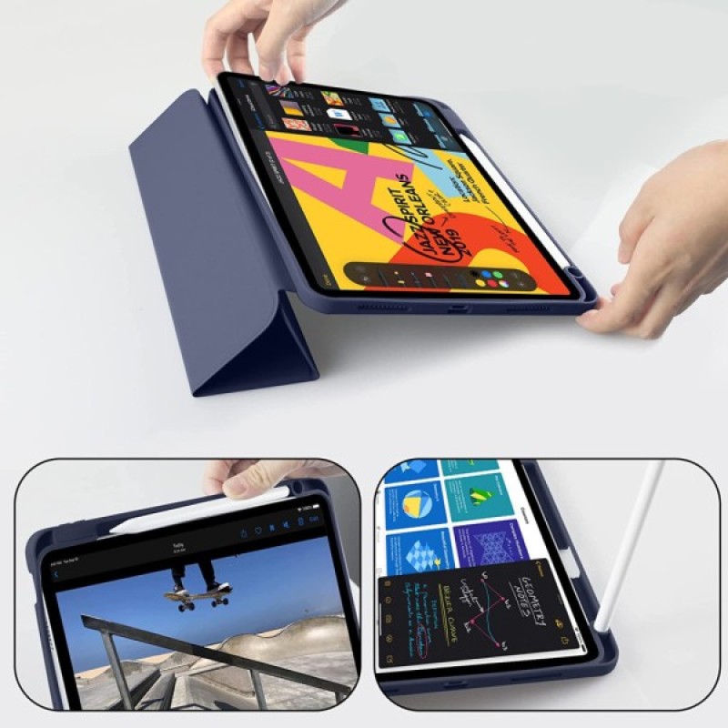 Чохол до планшета BeCover Tri Fold Hard TPU Apple iPad Air 11" M2/M3 (2024/2025) Deep Blue (711401)