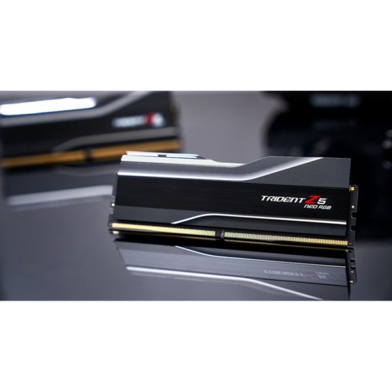 Модуль пам'яті для комп'ютера DDR5 32GB (2x16GB) 6000 MHz Trident Z5 NEO RGB for AMD G.Skill (F5-6000J3038F16GX2-TZ5NR)