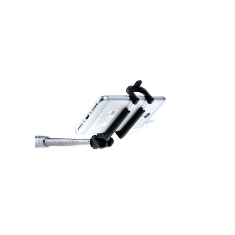 Монопод для селфі Grand-X Metallic Jack 3,5 U-крепление 170-750мм Silver (MPGJMS)
