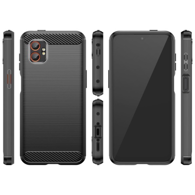 Чохол до мобільного телефона BeCover Carbon Series Samsung Galaxy XCover7 Pro SM-G766B Black (713559)