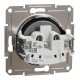 Розетка Schneider Electric ASFORA без заземлення антрацит (EPH3000171)