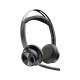 Навушники Poly Voyager Focus 2 MS Stereo USB-C + USB-C/A Adapter + Charging Stand Black (9T9J6AA)