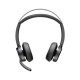 Навушники Poly Voyager Focus 2 MS Stereo USB-C + USB-C/A Adapter + Charging Stand Black (9T9J6AA)