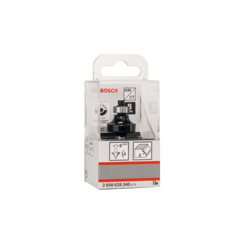 Фреза Bosch Professional карнизна Std S8 R6 L13.2 (2.608.628.340)