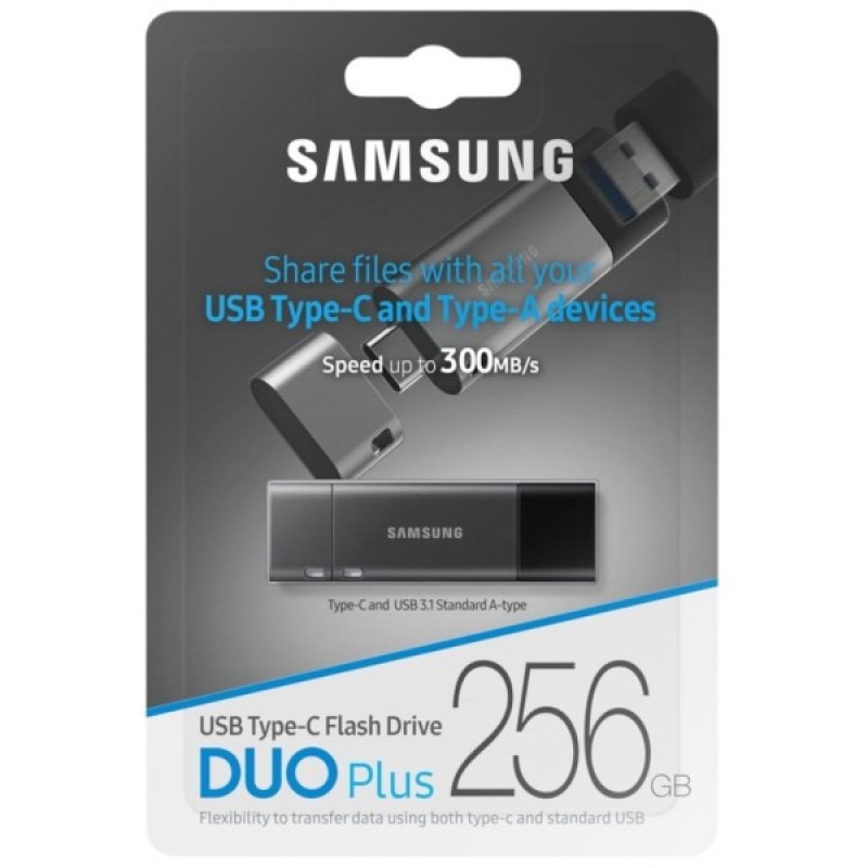 USB флеш накопичувач Samsung 256GB DriveDUO Plus USB 3.1 Type-C (MUF-256DB/APC)