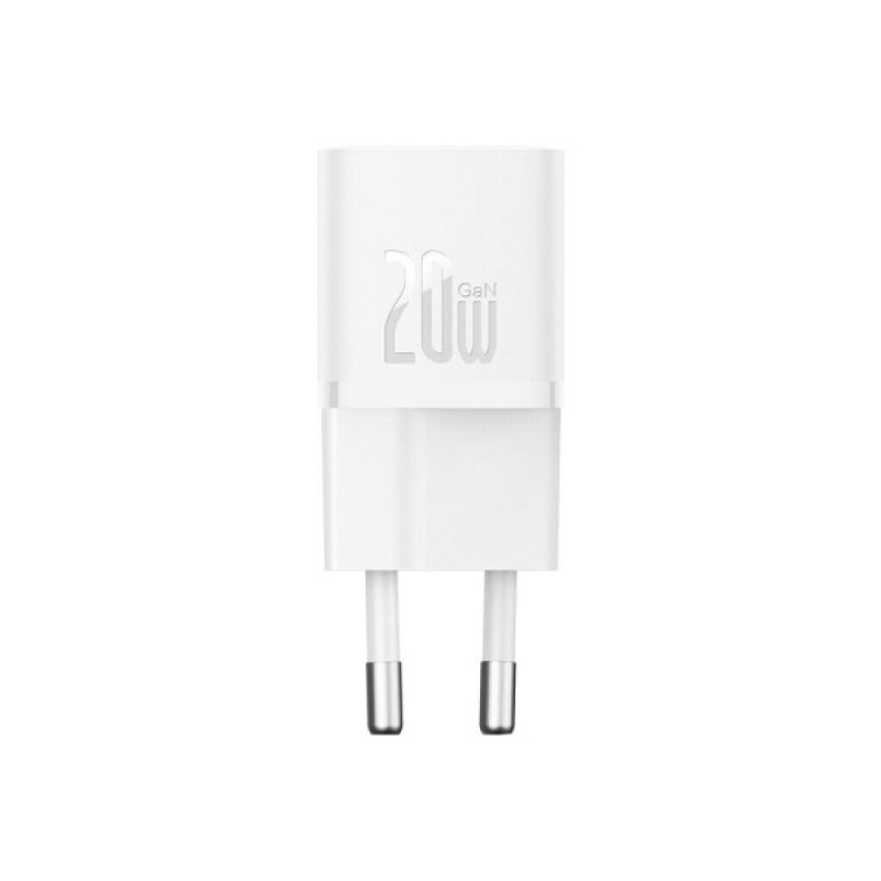 Зарядний пристрій Baseus GaN5 Fast Charger USB-C 20W white (CCGN050102)