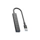 Концентратор XO USB 3.0 4-in-1 порти XO HUB014A.black (HUB014A.black)