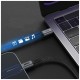 Дата кабель USB-C to USB-C 2.0m PD 100W black-grey Armorstandart (ARM69371)