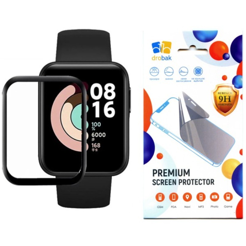 Скло захисне Drobak OPPO Watch Free Black Frame A+ (313178)