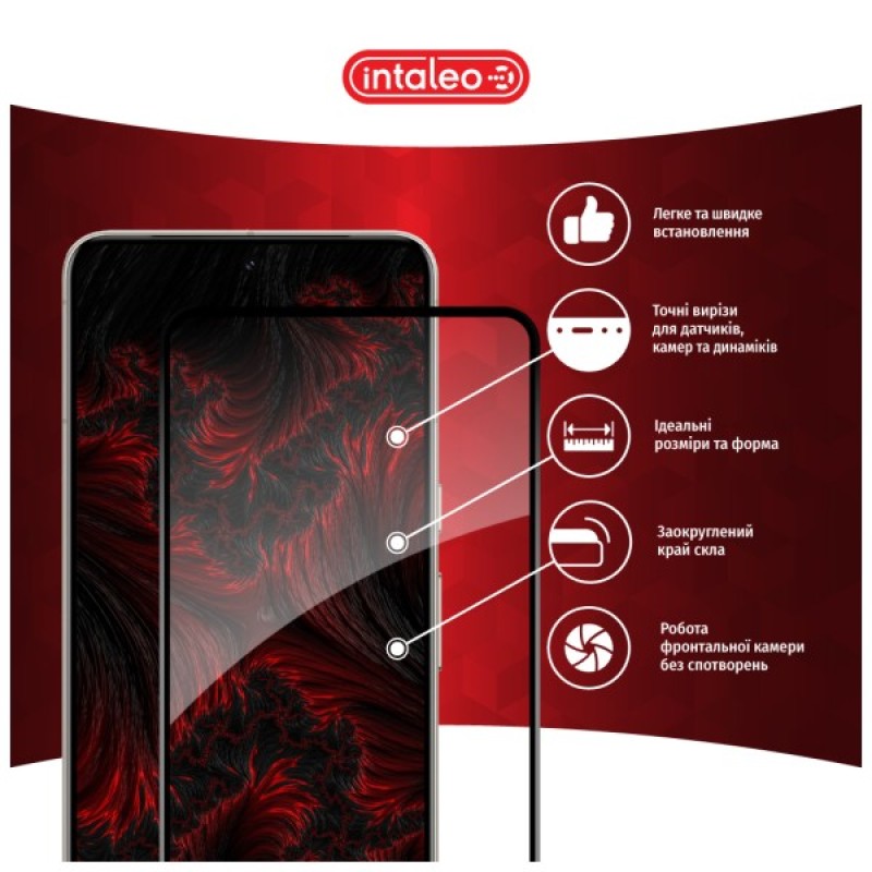 Скло захисне Intaleo Full Glue Google Pixel 8 Pro Black (1283126582745)
