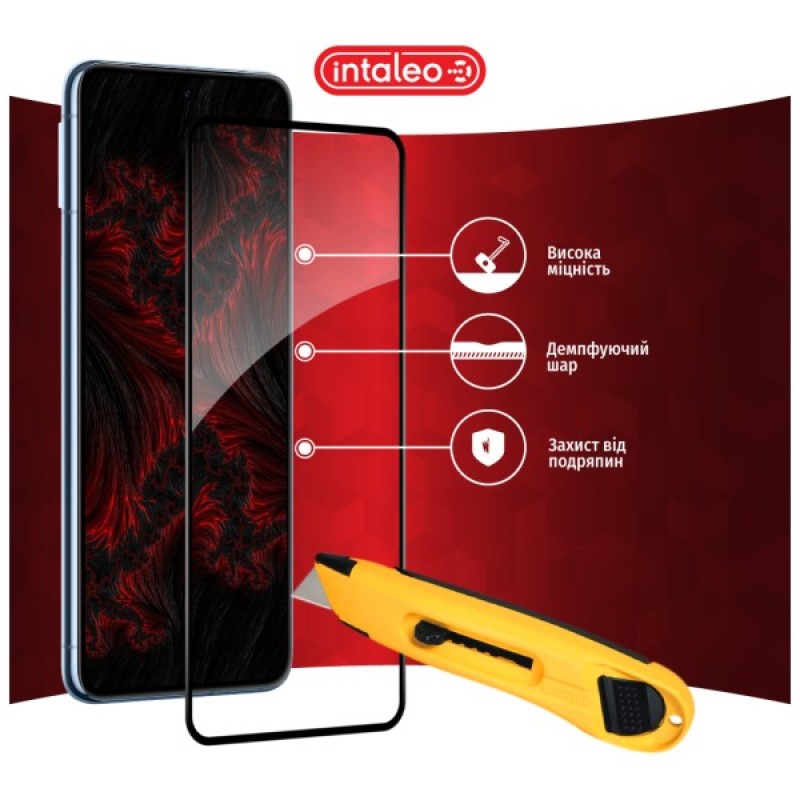 Скло захисне Intaleo Full Glue Google Pixel 8 Pro Black (1283126582745)