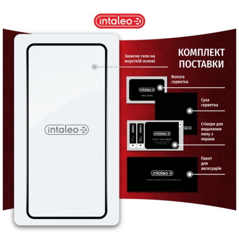 Скло захисне Intaleo Full Glue Google Pixel 8 Pro Black (1283126582745)