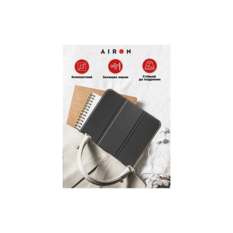 Чохол до планшета AirOn Premium iPad 10.9 10th 2022 + film Black (4822352781146)