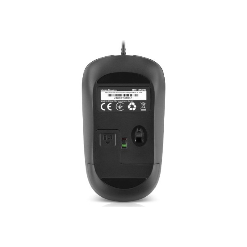 Мишка REAL-EL RM-222 USB Black/Gray (EL123200040)