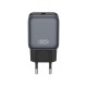 Зарядний пристрій XO USB QC3.0 18W black (L152_Black)