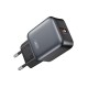 Зарядний пристрій XO USB QC3.0 18W black (L152_Black)