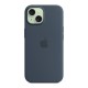 Чохол до мобільного телефона Apple iPhone 15 Silicone Case with MagSafe Storm Blue (MT0N3ZM/A)