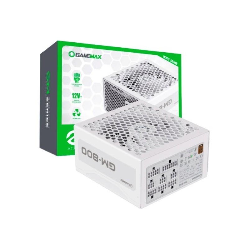 Блок живлення Gamemax 800W (GM-800 Modular white)