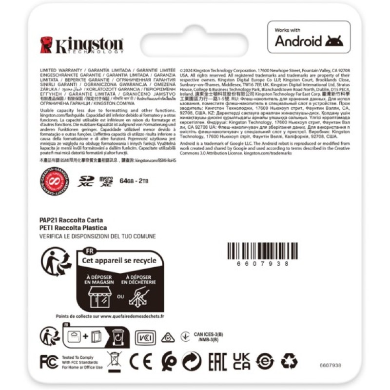 Карта пам'яті Kingston 256GB SDXC сlass 10 UHS-I U3 V30 Canvas Go Plus G4 (SDG4/256GB)