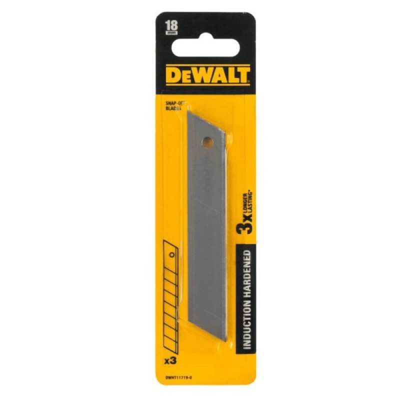 Лезо DeWALT 18 мм, сегментна, 3 шт. (DWHT11719-0)