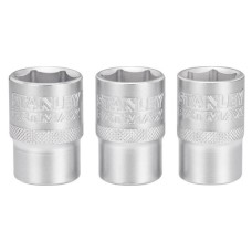 Набір головок Stanley орцевих 1/2" Maxi Drive, із шестигранним профілем, 3 шт: 17, 18, 19 мм. (FMMT17094-0)