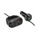 Зарядний пристрій HOCO HOCO Z59 Rank 48W dual port USB-C PD30W + USB QC3.0 Black (6942007641500)