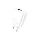 Зарядний пристрій WUW C208 1xUSB-C PD30W + 1xUSB QC3.0 18W White (6972573333417)