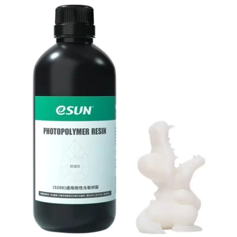 Фотополімерна смола eSUN S200 resin standard, 1кг, white milk (S200-MW1)