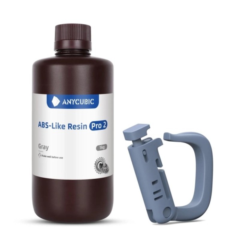Фотополімерна смола Anycubic ABS-Like Resin Pro 2, 1 кг, GY (SABP2GY-102A)