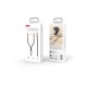 Перехідник USB-C to 2x3.5mm F 1.0m NB-R269B black XO (NB-R269B.black)