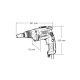 Шуруповерт Makita сетевой FS 2700, 570Вт, 0-2.500 мин, 1.8 кг (FS2700)