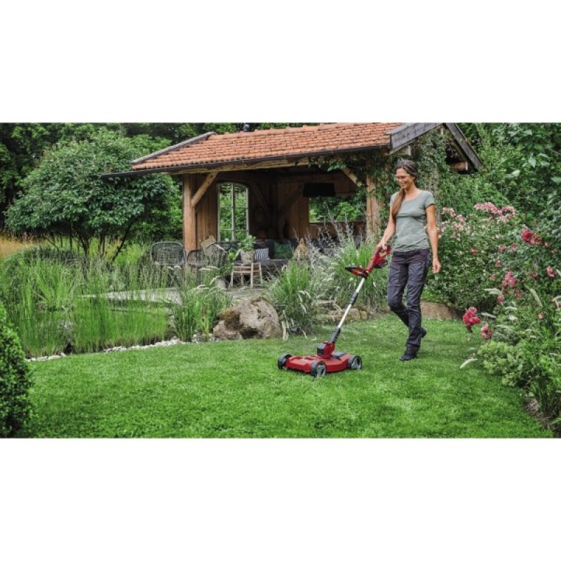 Тример садовий Einhell GE-CT 18/28 Li TC-Solo 18V, 8500об/хв, 28см, ліска та возик, 2.15кг (без АКБ та ЗП) (3411212)
