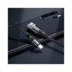 Дата кабель USB 2.0 AM to USB-C 1.0m 3A nylon X50 black HOCO (6931474734235)