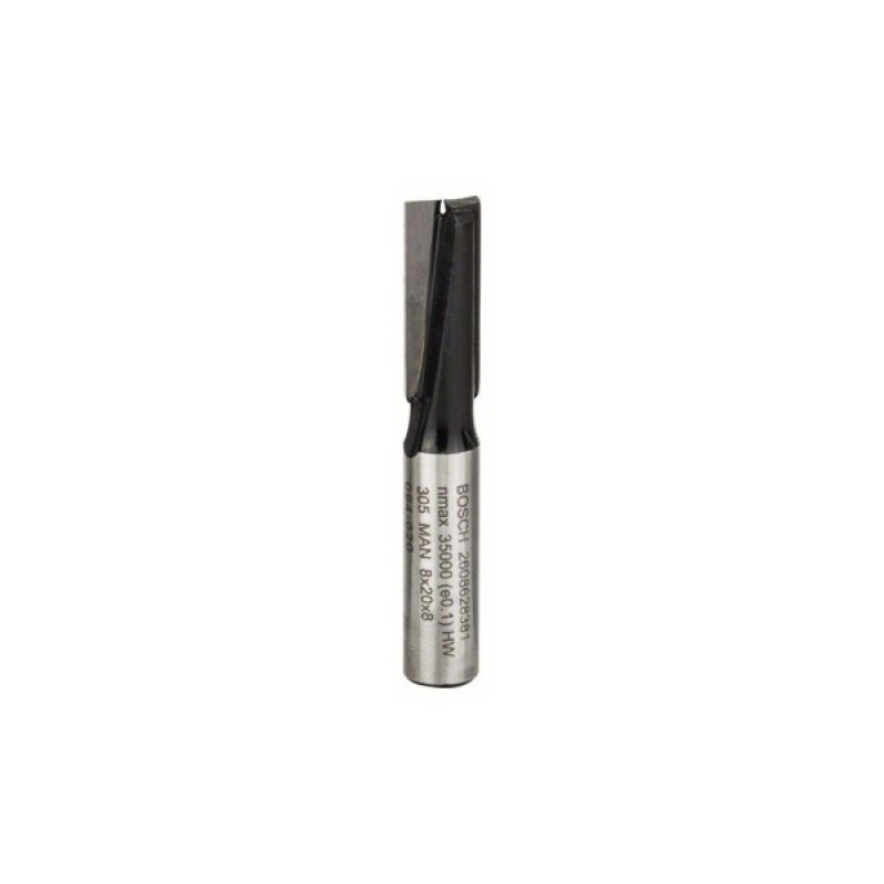 Фреза Bosch Professional пазова з двома лезами, Std, S8, D8, L20 (2.608.628.381)