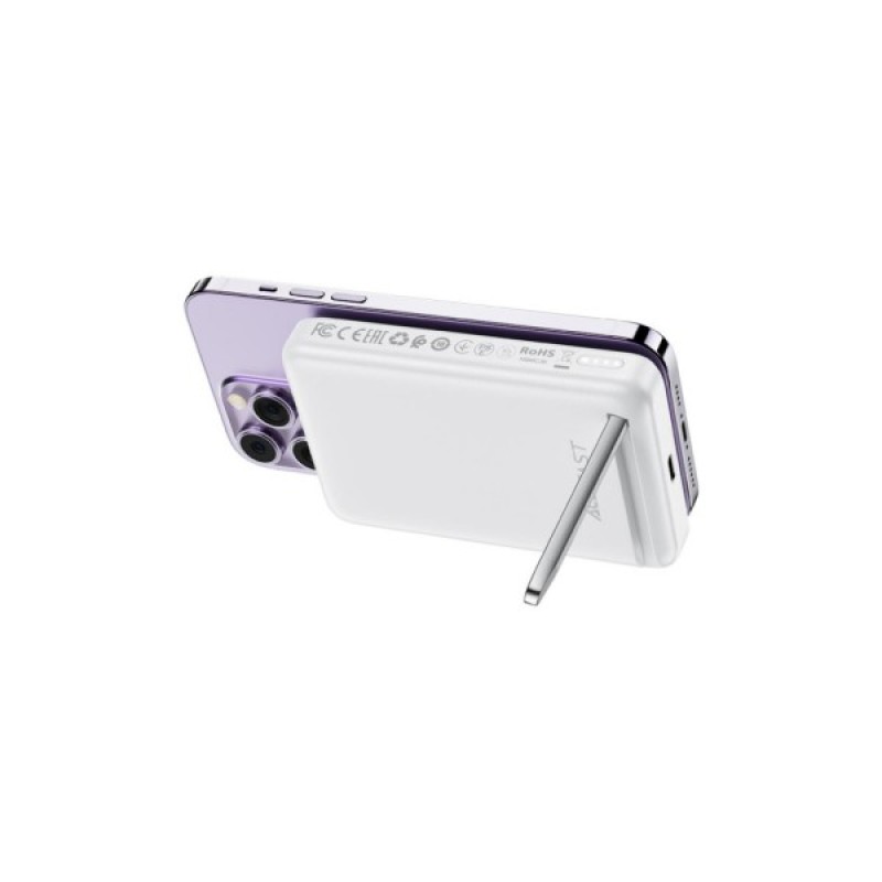 Батарея універсальна Acefast Magnetic Wireless 10000mAh 20W PD, QC/3.0, QI 20W, M6 White (6974316282617)