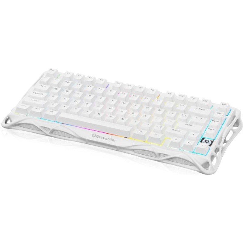 Клавіатура GravaStar Mercury K1 Lite Wireless/Bluetooth/USB UA White (GSK1LITE_WHT)