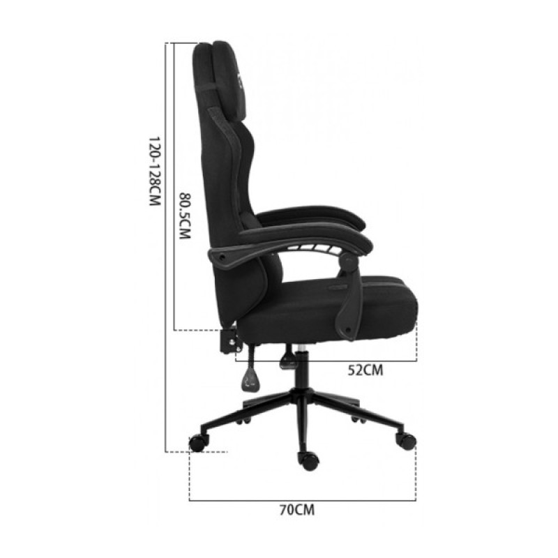 Крісло ігрове GT Racer X-2326 Black/Blue (X-2326 Fabric Black/Blue)