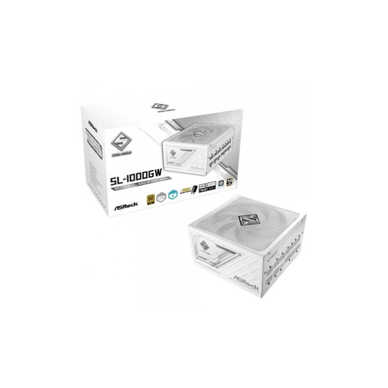 Блок живлення ASRock 1000W SteelLegend White (SL-1000GW)