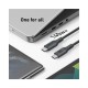 Дата кабель USB-C to USB-C 0.9m 140W bio-nylon 544 black Anker (A80F5H11)